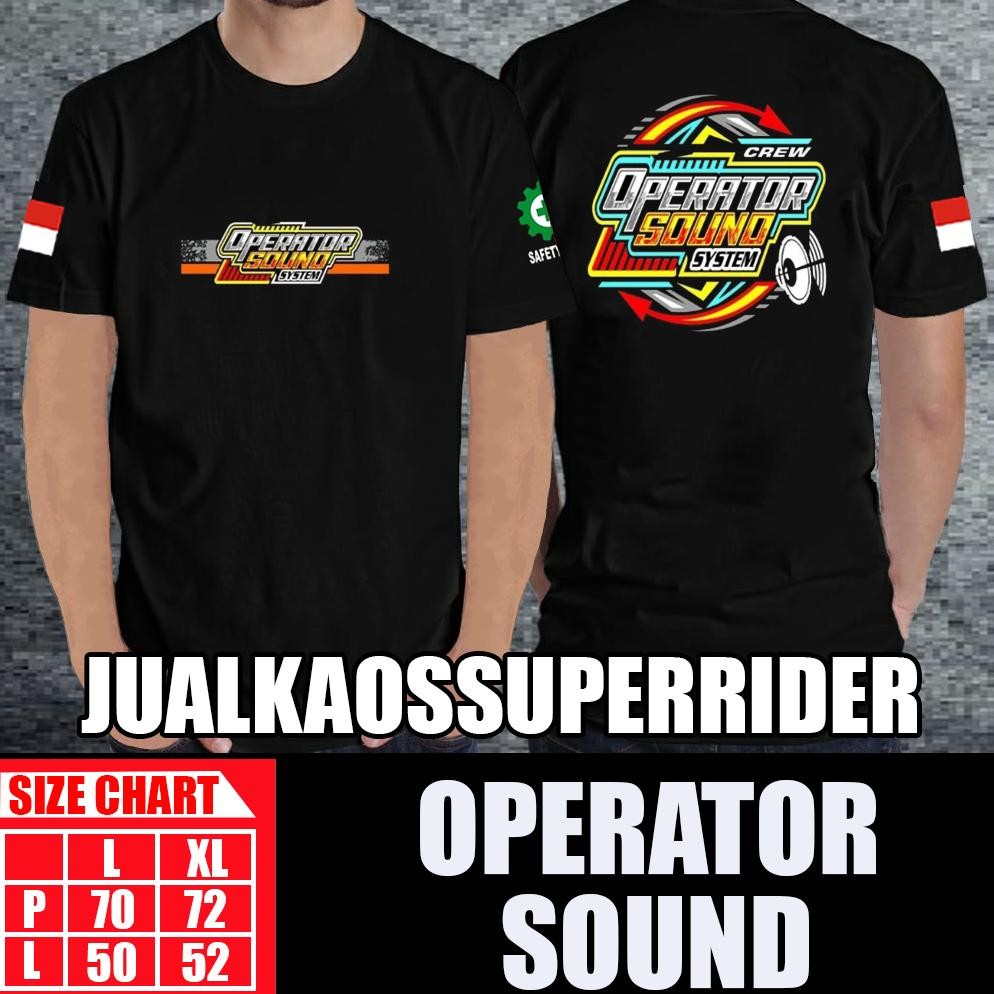 Promo Kaos Pria Crew Operator Sound System O&J Style