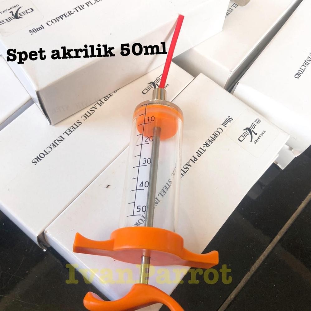 SPET AKRILIK 50ML BURUNG PARROT SPET LOLOHAN MERAH AST