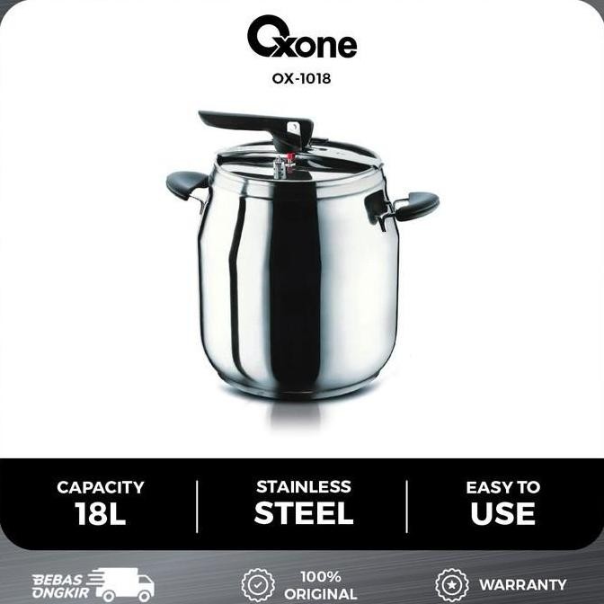 New  Oxone Panci Presto Stainless Steel Liter Ox
