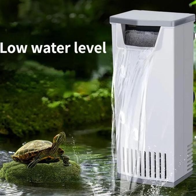 Yee 3W 250L Air Terjun Akuarium Kura Aquarium Waterfall Aquarium Filter Pump Turtle Fish Tank Low Wa