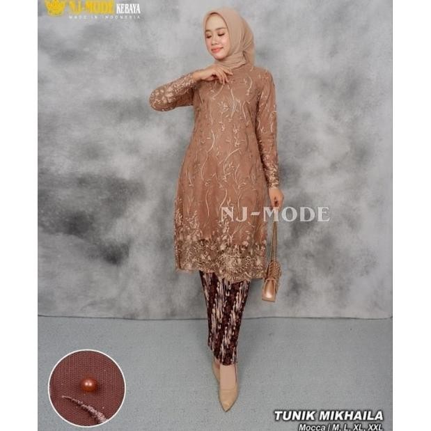 Setelan Kebaya Jumbo//Set Kebaya Tulle Bordir Ukuran Jumbo//Setelan Kebaya Modern