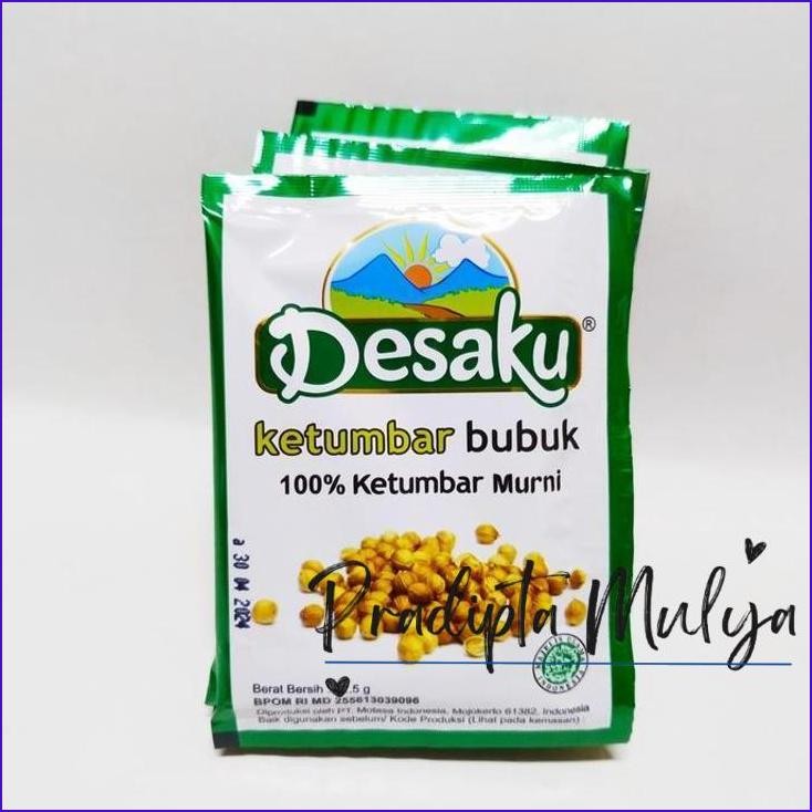 

Promo..!! Desaku Ketumbar Bubuk 12,5G 1Renteng 12Sachet