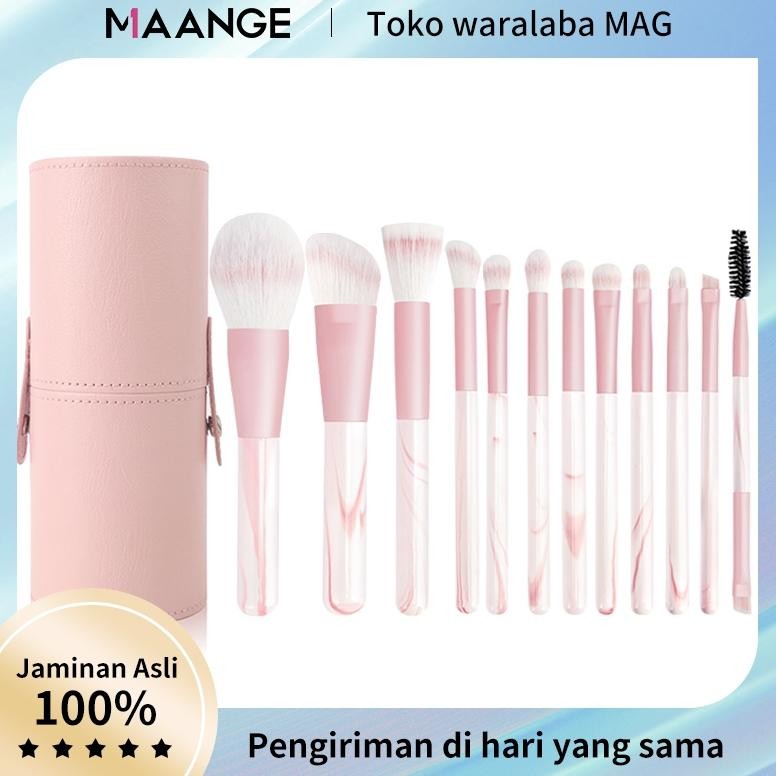 

baru maange kuas make up 12pcs brush powder, eyebrow, lip, eyeshadow set