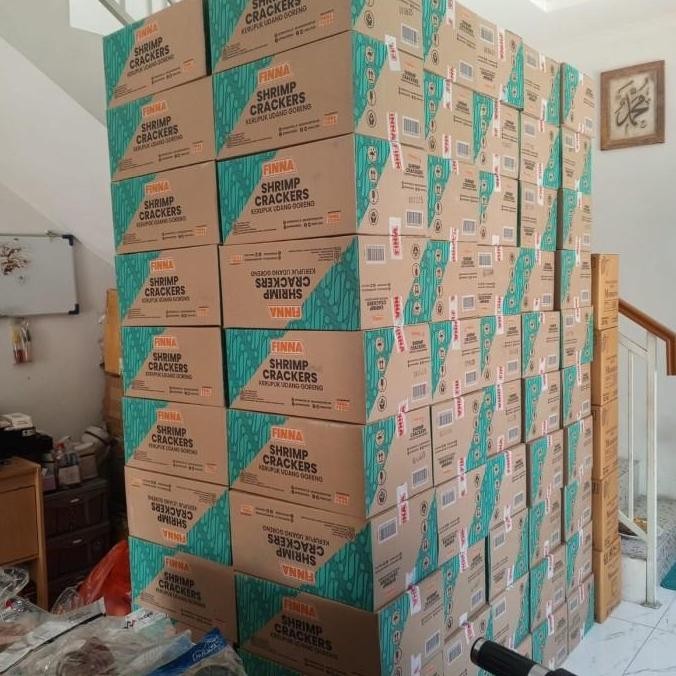 

Kerupuk Udang Finna Siap Makan 1 Dus / 120pcs GMM