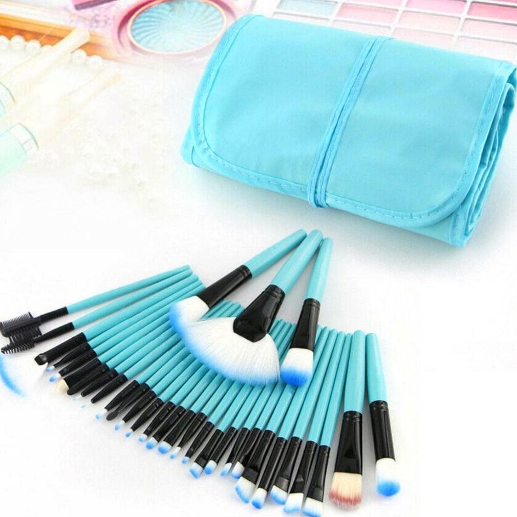 

baru set 32 kuas make up lengkap brush rias wajah eyeshadow contour blush lipbrush