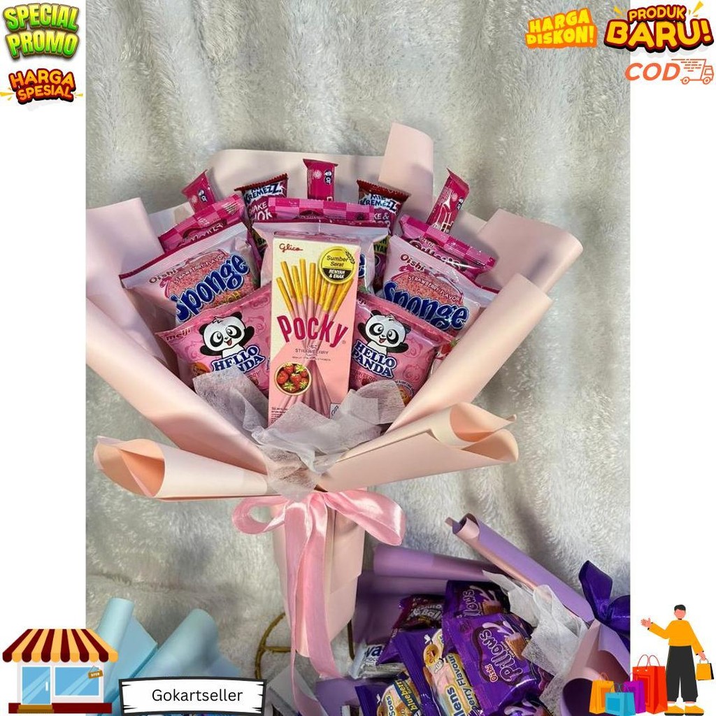 

(Ready Stock) Free Packing Bouquet / Buket Snack L Makanan Ringan Untuk Wisuda / Hari Ibu / Ulang Tahun / Hadiah / Anniversary / Valentine / Hari Guru Terlaris