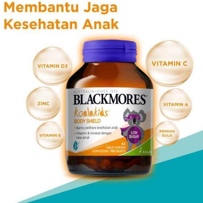 NEW Blackmores Kids Body Shield isi 60 tablet / Blackmores Vitamin Anak