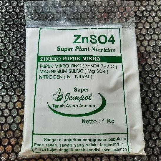 Bisa Cod Pupuk Mikro Znso4 Zinc 1Kg 