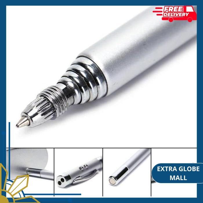 

5IN1 ALAT TULIS PENA PULPEN TINTA HITAM LASER SENTER POINTER PERSENTASI TELESKOPIK MAGNET RETRACTABLE GURU SEKOLAH LES STICK CLASS COMMAND PULPEN MULTIFUNGSI 5 IN 1 PEN LASER POINTER TELESCOPIC LED MAGNETIC BEST SELLER !!