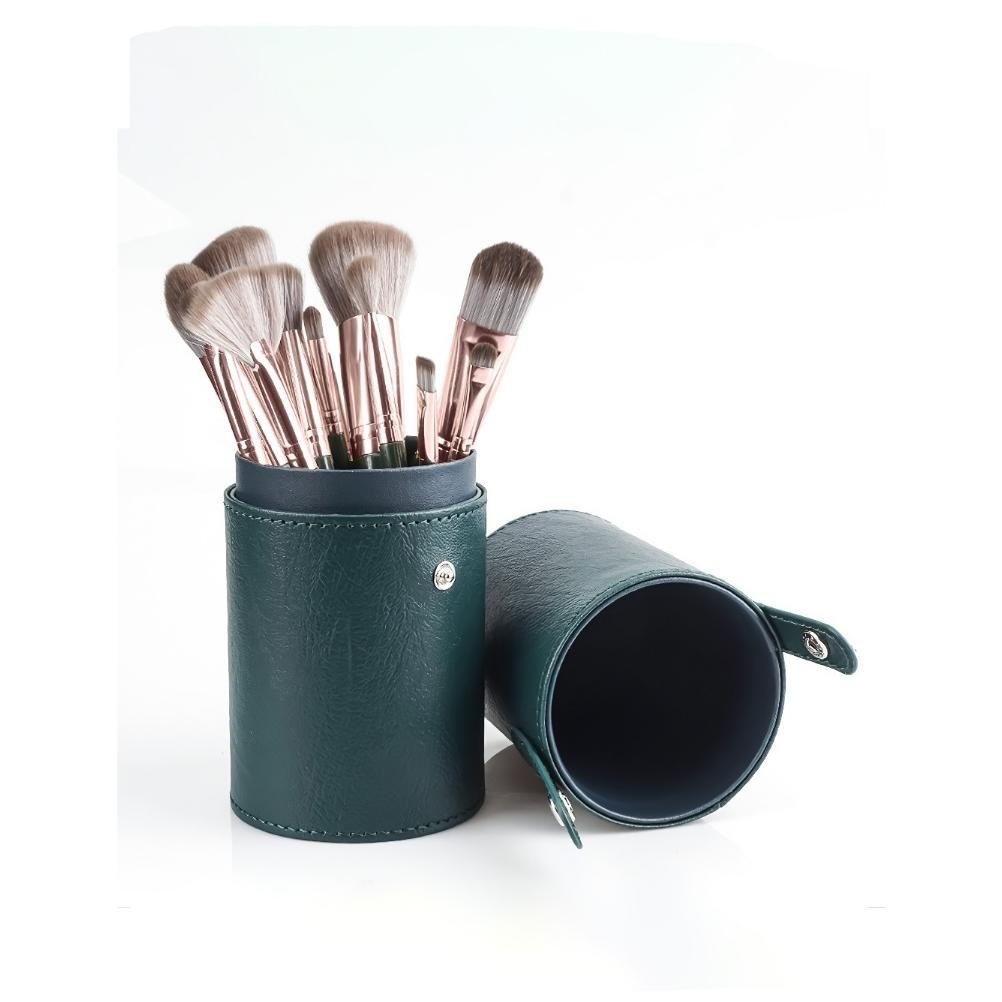 

baru 14 pcs kuas make up set premium + box - brush kosmetik br4004 lengkap