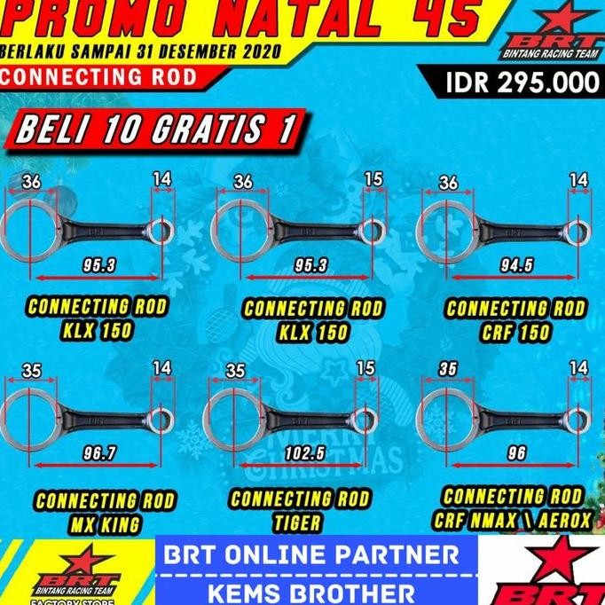 STANG PISTON BRT KLX CRF TER