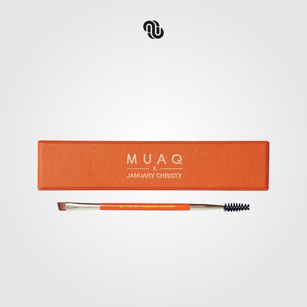 

baru muaq x january christy dual-ended brush | kuas alis & eyeliner angled brush