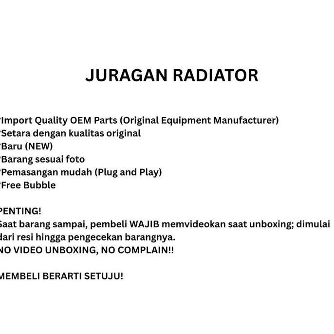 . Radiator Toyota COROLLA TWINCAM 1,6CC Manual