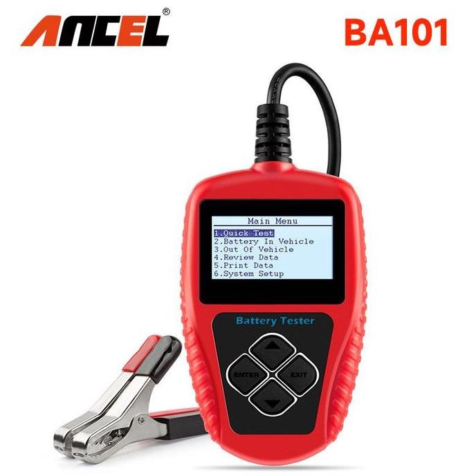 Ancel BA101 12V Alat Cek Aki Mobil Motor Test Battery ACCU Volt Tester MURAH