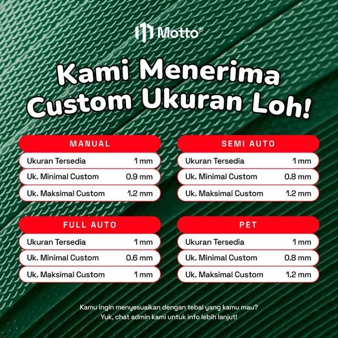 

ready Tali Strapping Band 15MM / 7KG - 1 Roll - Tali Plastik Packing/Klem Motto
