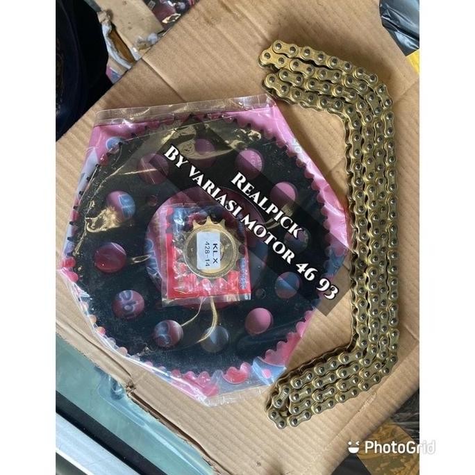 Rantai gear klx 150 rantai gear klx dtracker paket set