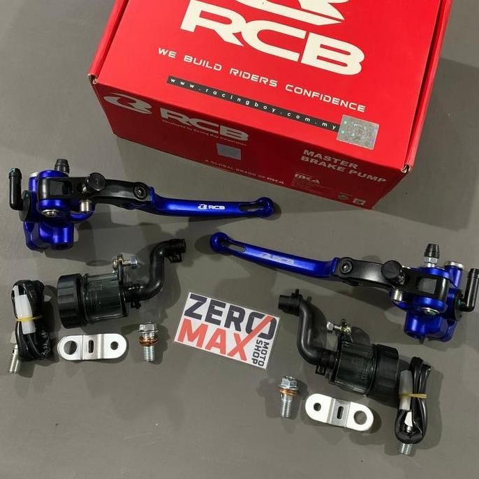 Master Rem RCB Racing Boy Kanan Kiri S1 14mm XMAX X-MAX NMAX Old Biru