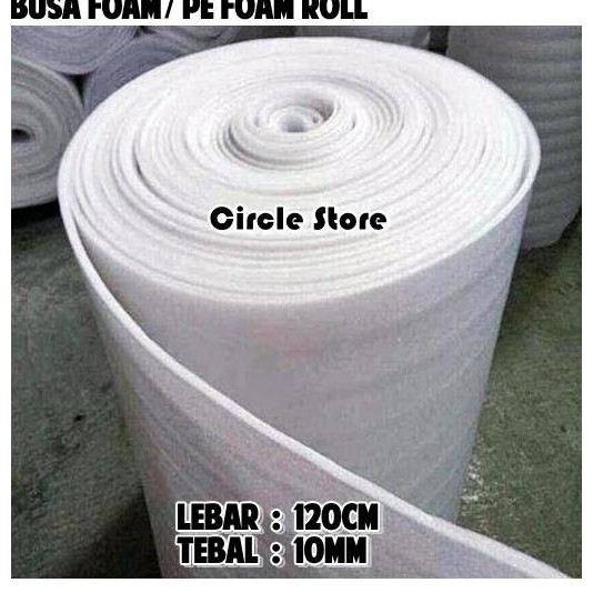 new   Busa Foam / Underlayer Foam PE Foam Roll Lebar 120cm Tebal 10mm