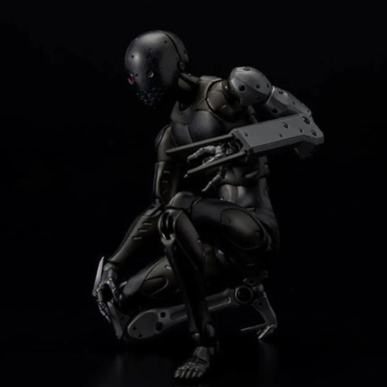 Anime Heavy Industries Synthetic Human Figure Male 1/6 Scale Black Action Figure Model Movable Joint