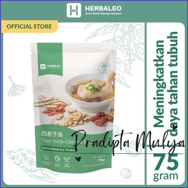 

Stok Ready.! Herbaleo Four Noble Chicken Soup