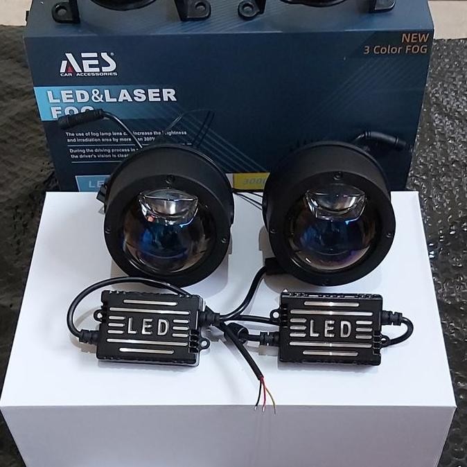 Lampu Foglamp Biled Q3 AES 45W / Projector Biled Foglamp Aes 3 inch murah