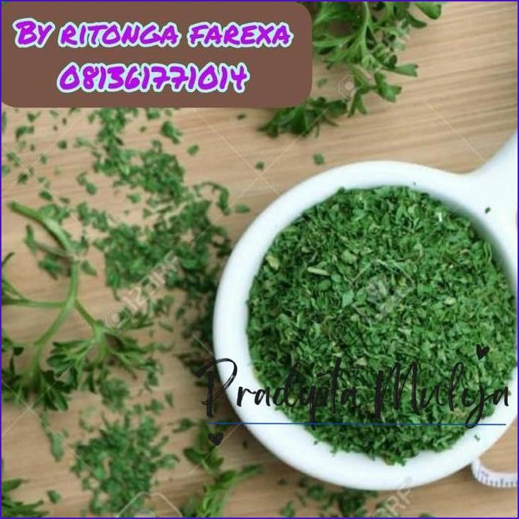 

Asli..! Parsley Leaves Dried Usa 100Gram/ Daun Parsley Kering