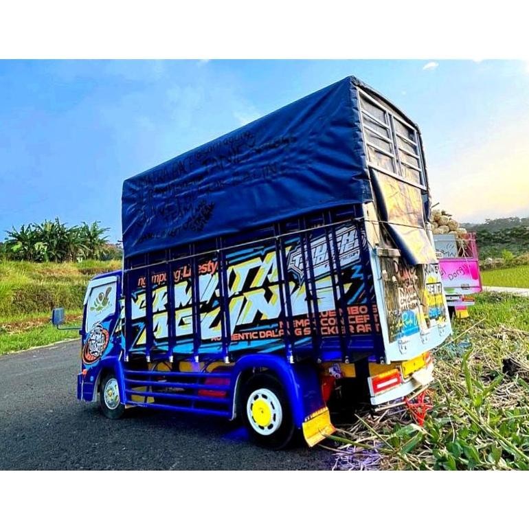 New Agung Miniatur Truk Oleng Permata Agung Full Variasi Lampu Dan Terpal Terlaris Meledak