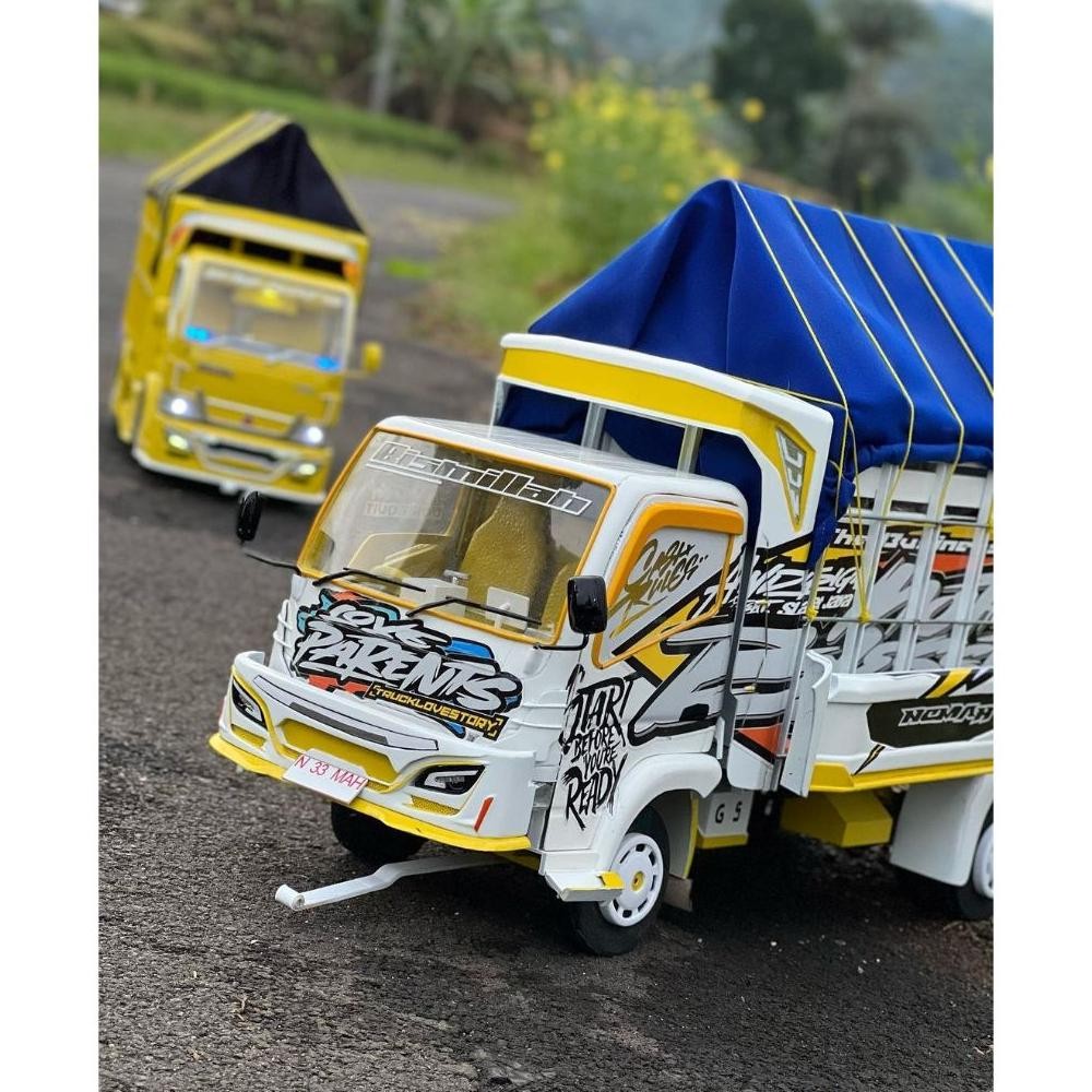 Mainan Truk Oleng Asli Ukuran Jumbo Full Lampu Bonus Terpal Mainan Truk Trek Truck Oleng Ukuran Jumb
