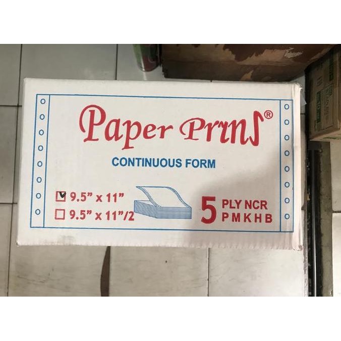 

NEW paper print continuous form 9.5 x 11 5 ply kertas continuous