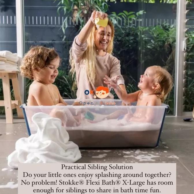 TERLARIS - Stokke Flexi Bath foldable baby bath tub size Extra Large