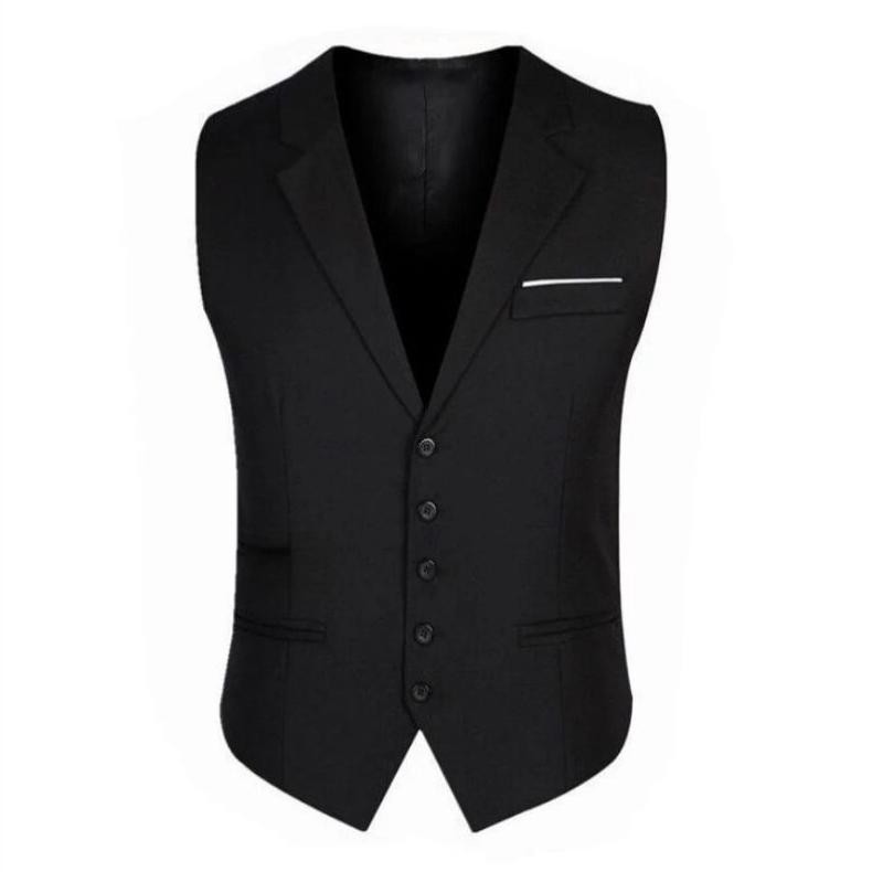 Rompi Jas Pria - Vest Formal Pria Berkerah JunDW