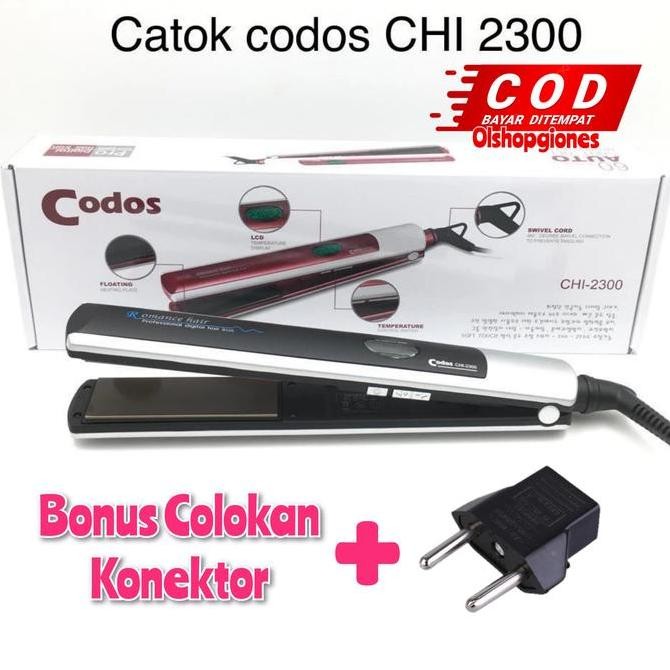 BEBAS ONGKIR - Catok Codos Romance Hair Catokan ion smoothing Flat Iron