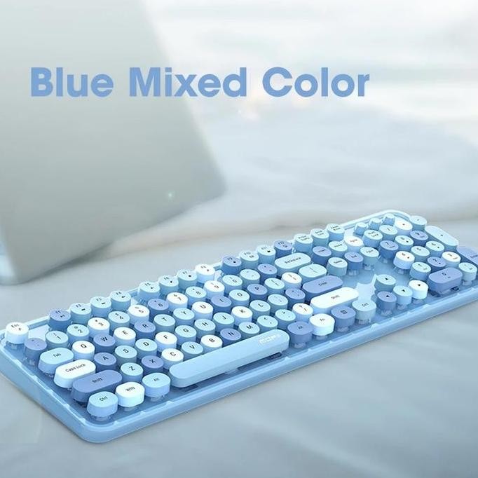 MOFii Keyboard Wireless Mouse Wireless Set 2.4G Candy / SWEET [terbaik]