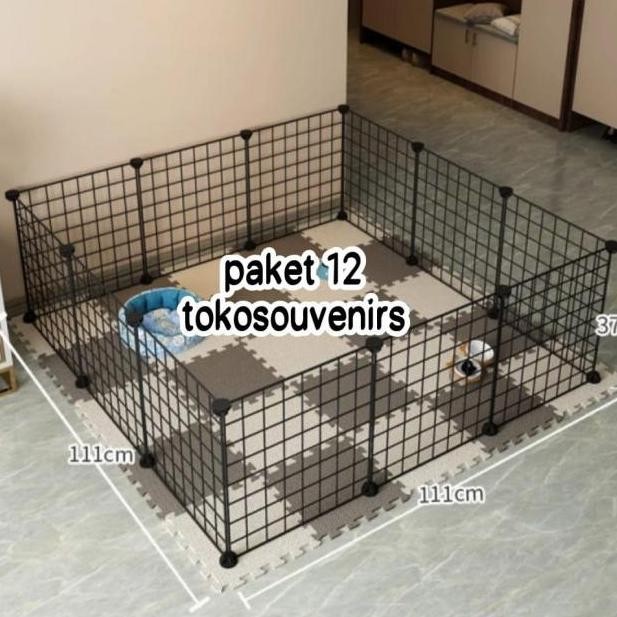 TERMURAH - kandang pagar anjing kecil, kucing, kelinci - 10panel
