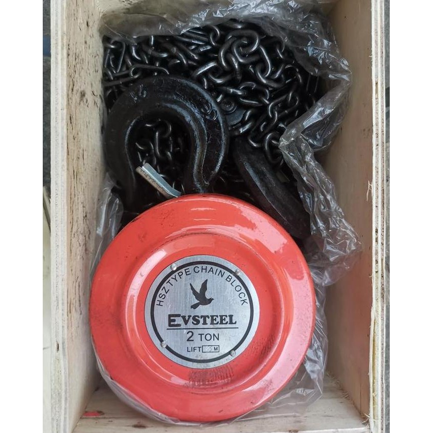 CHAIN BLOCK 2 TON 3 METER TAKEL KATROL KEREKAN 2 TON 3 METER