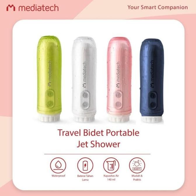 Mediatech Travel Bidet Portable Electric Spray Bidet- 82572