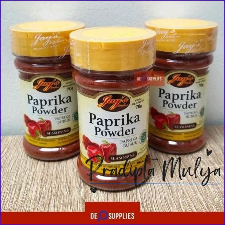 

Masih Ada.! Jay'S Paprika Powder 70Gr - Jays Bubuk Paprika Tabur Seasoning Jay