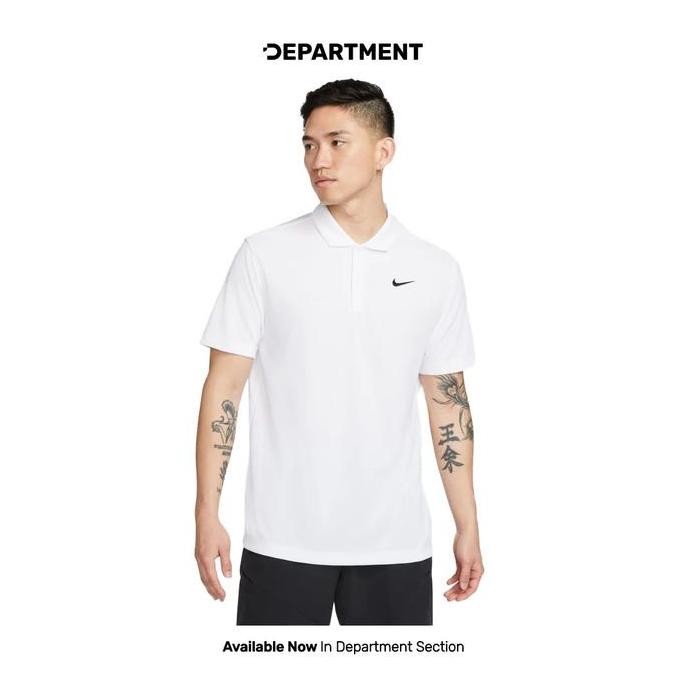 TERLARIS Kaos Polo Tenis Pria NIKE COURT DRI-FIT DH0858100 ORIGINAL