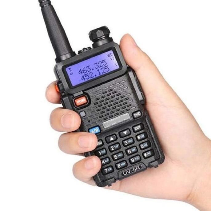 TERBARU - Handie Talkie Baofeng Handy Talky UV5R Handi Talki Radio HT UV-5R Biru
