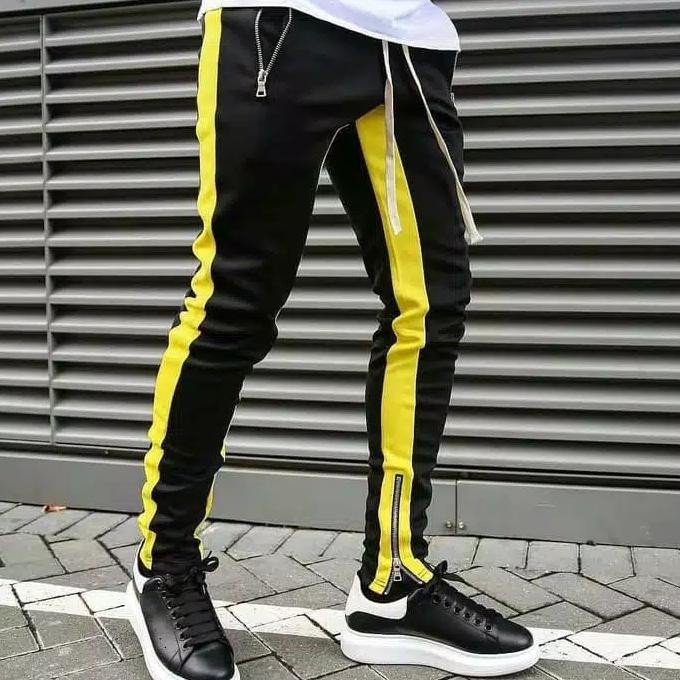 ZORKA -  Celana Panjang Pria Joger Hypebeast Sport Style Eropa / Training Jogger Pant Basic Hitam Li