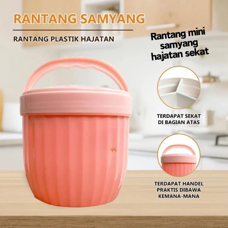 Rantang Samyang - Wadah Tempat Makanan Hajatan Sekat Samir Berkatan Nasi Lauk Bekal Bontot Bento Pla