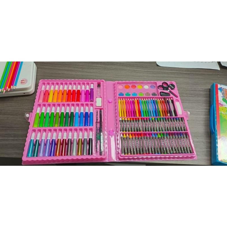 

Alat Tulis Set Isi 150 Pcs Mewarnai Dan Menggambar Anak Set Lengkap Crayon Krayon Sekolah Tk Trend