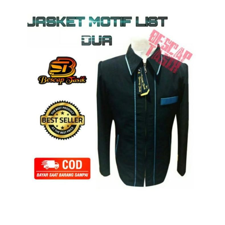 Jas Pria Jasket Outwear Pria Jas Jaket Santri Jas Eksclusive Jas Formal Jas Hitam Berkualitas JunDW