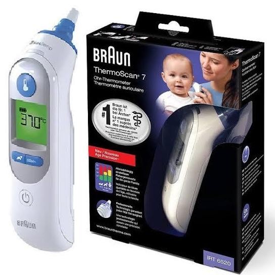 TERBARU - Thermometer Digital Braun 6520 Ear Telinga IRT 6520