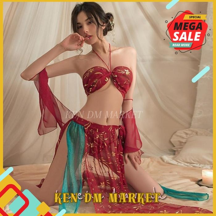 SET LINGERIE FANTASY MALAM KOSTUM PENARI INDIA ARABIAN LG635 BEST QUALITY 
