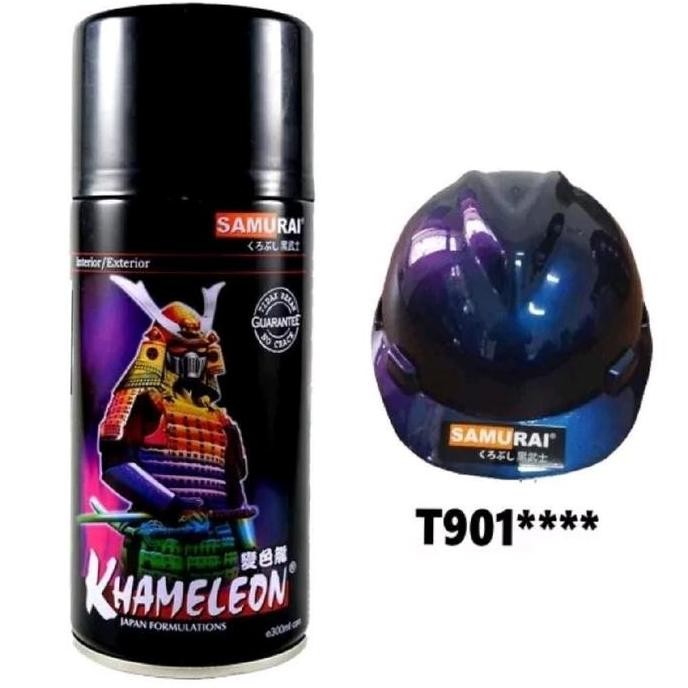 TERLARIS Samurai Paint Khameleon T901 901Bunglon Biru Navy Pilok Cat Aerosol 400ml