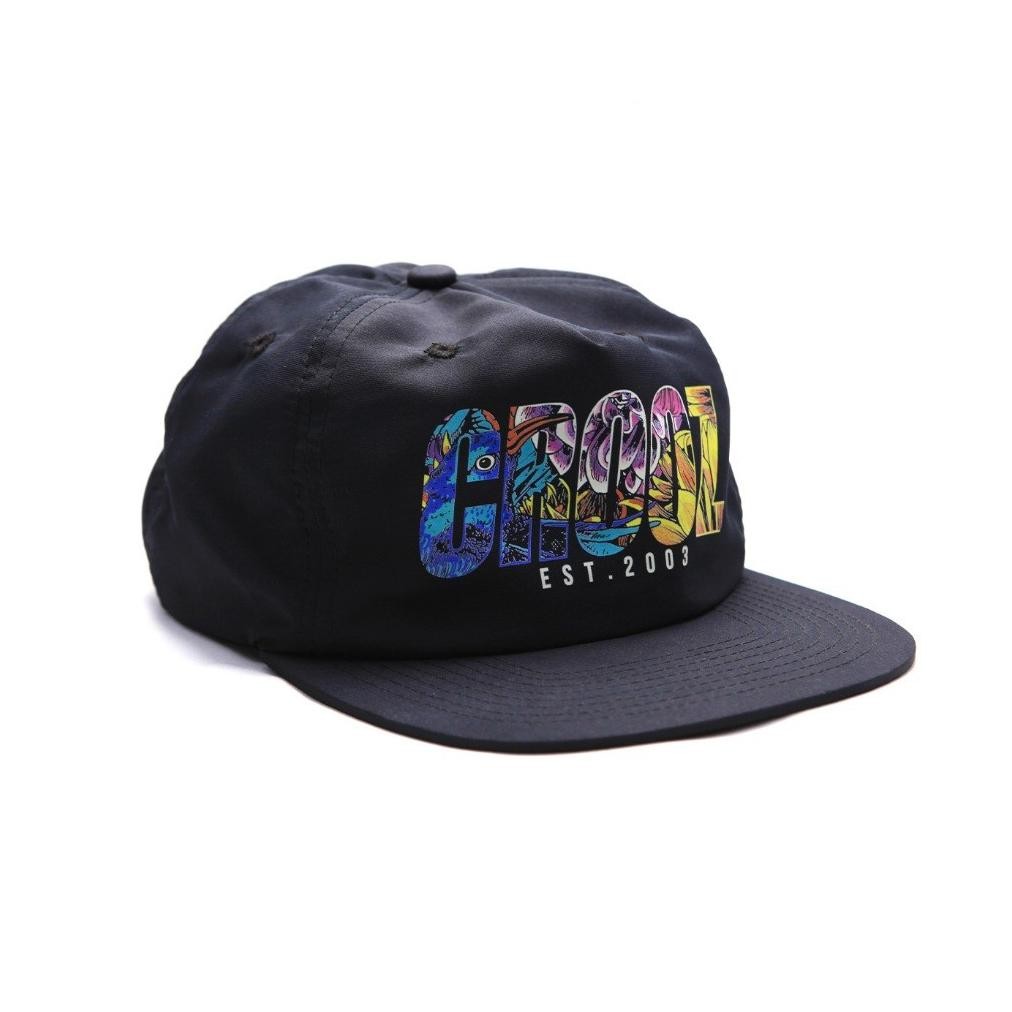 ITALICS KOLIBRI | CROOZ SNAPBACK HAT | NYLON BLACK MURAH