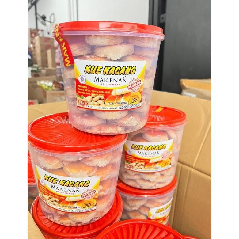 

Kue Kacang Mak Enak Original Keju Coklat Mix Kacang Oven Stick Keju Asli Jember Toples Baru