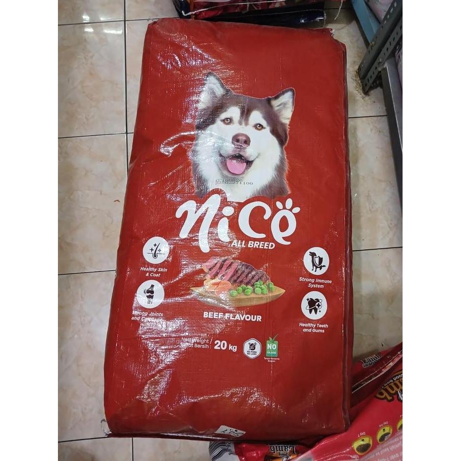 BEBAS ONGKIR - KHUSUS GOJEK Makanan Anjing Nice Dog 20kg NiceDog 20 kg / Dog Food