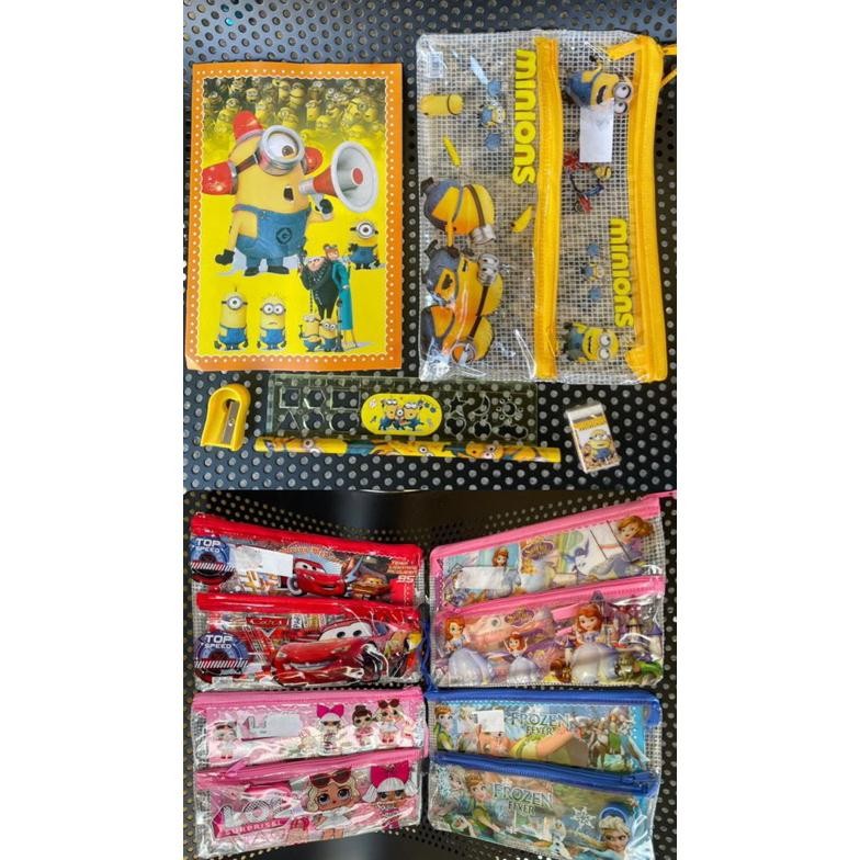 

Alat Tulis Set Lucu 6 In 1 Karekter Anak Buku Tepak Pensil Penggaris Rautan Penghapus Souvenir Hadiah Kado Terlaris